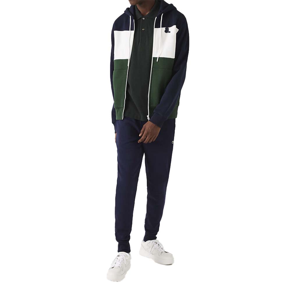 Block Zipper Hoodie Men