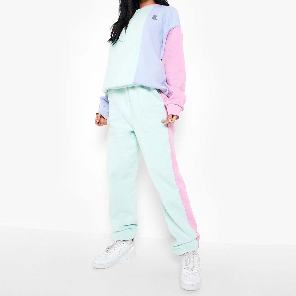 Block Pull Over Track Suit Women