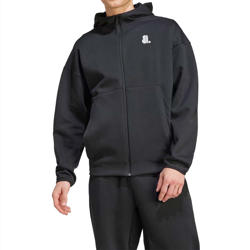 Single Color Zipper Hoodie Men