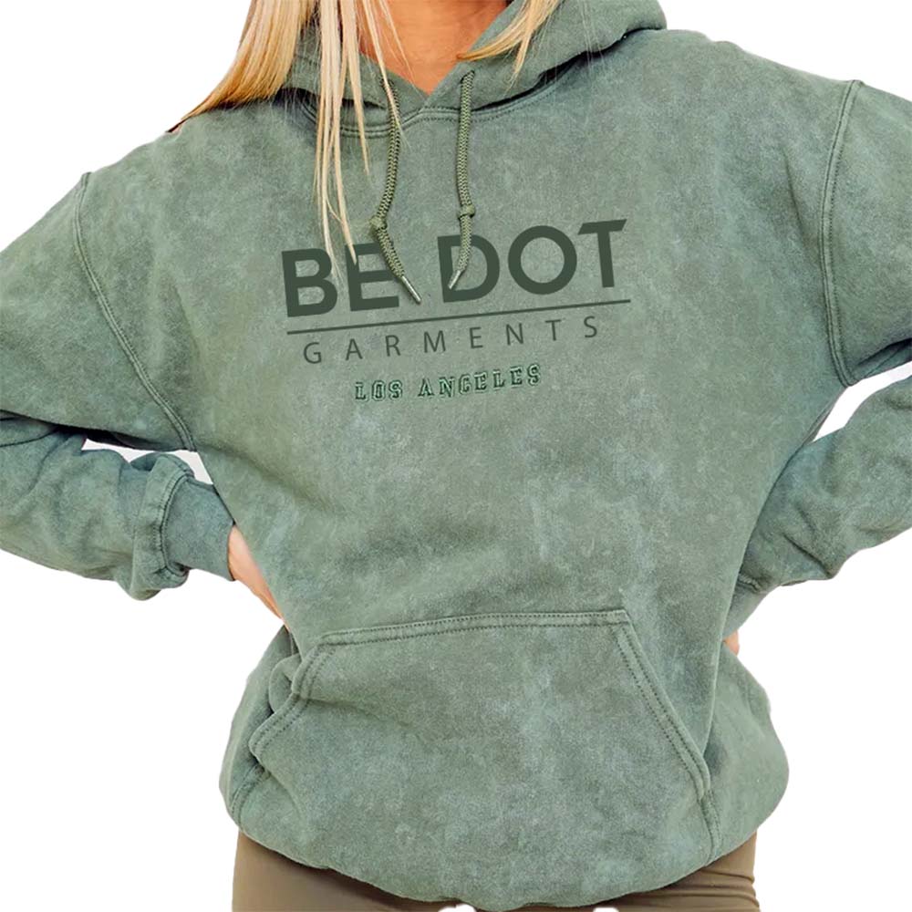 Acid Wash Pullover Hoodie Women