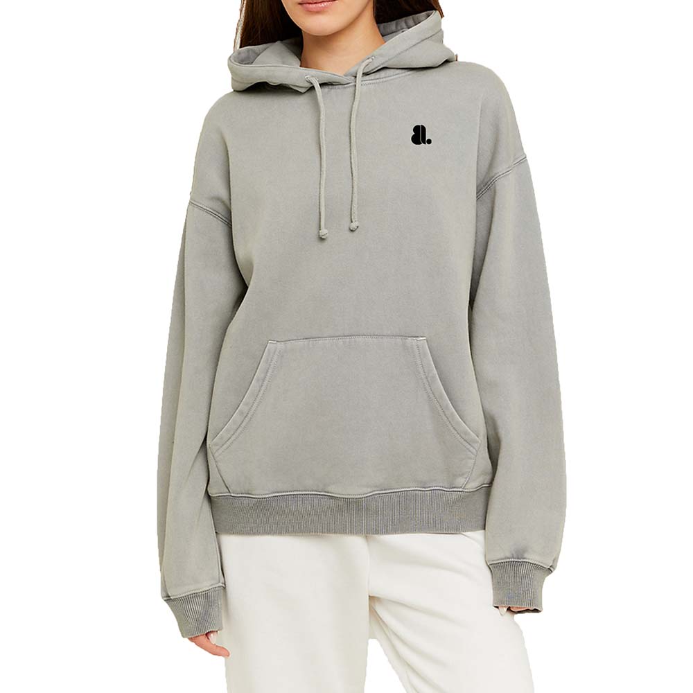 Acid Wash Pullover Hoodie Women