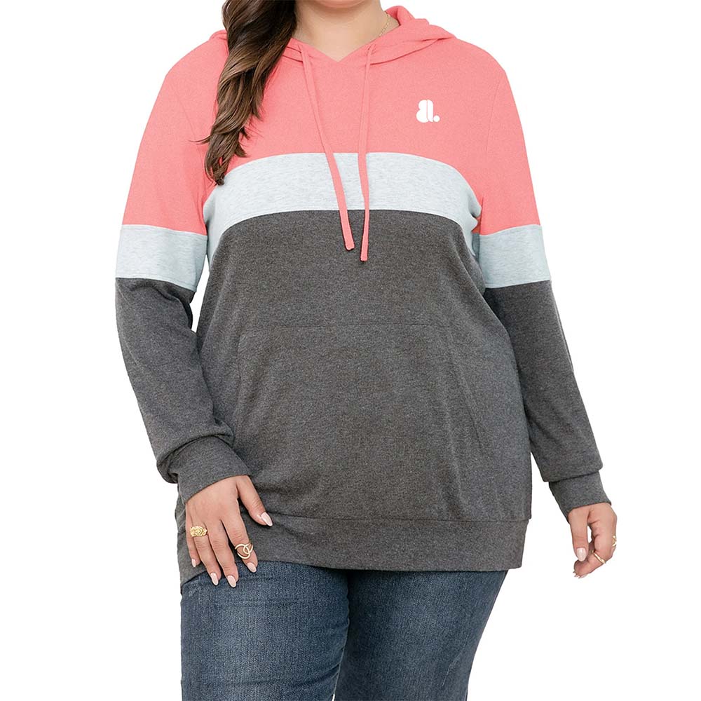 Blok Pull Over Hoodie Women