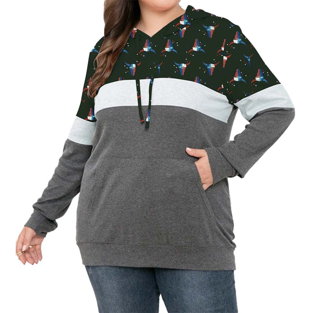 Blok Pull Over Hoodie Women