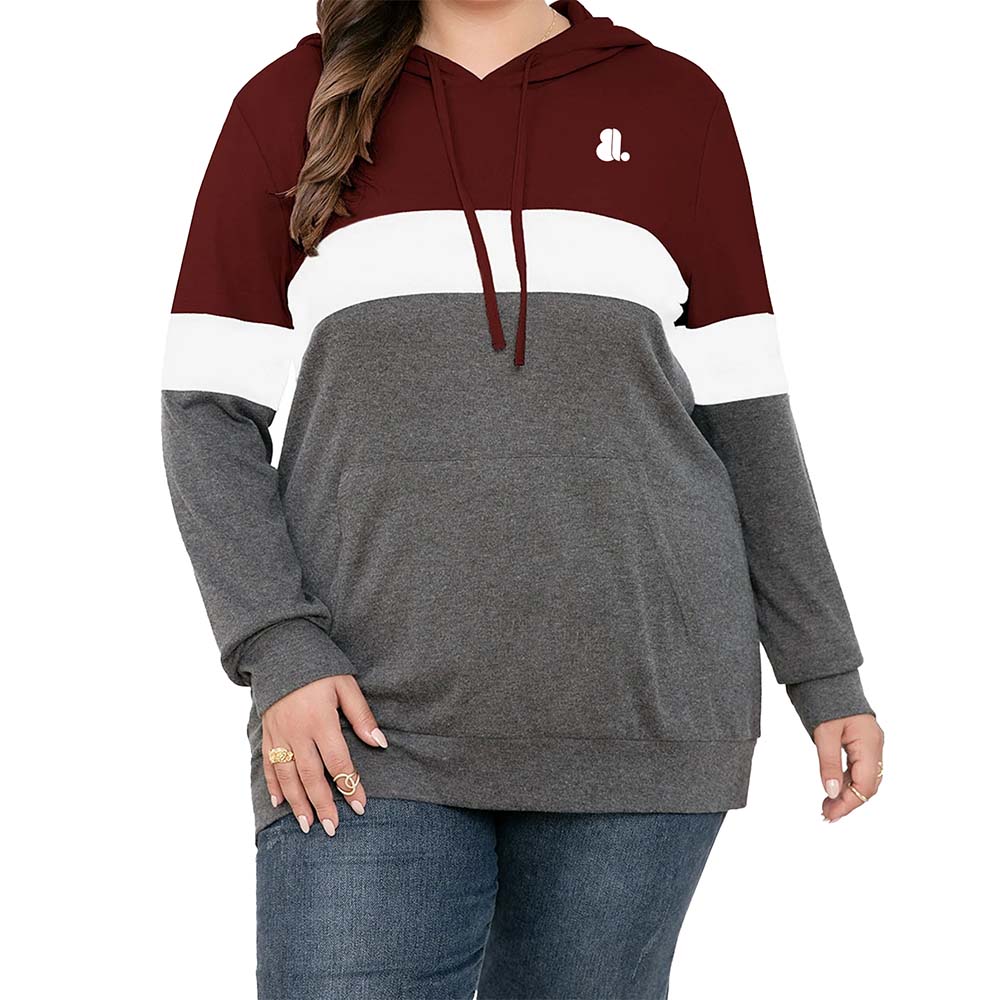 Blok Pull Over Hoodie Women