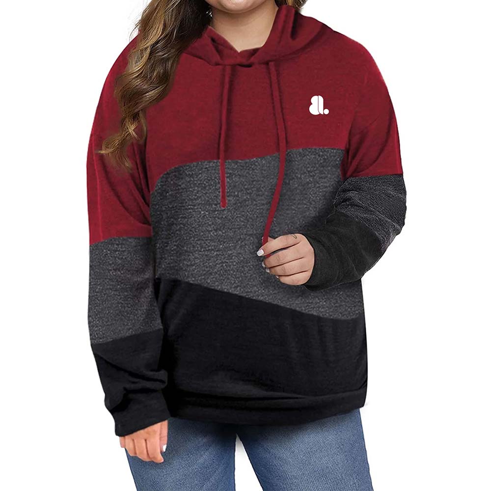 Blok Pull Over Hoodie Women