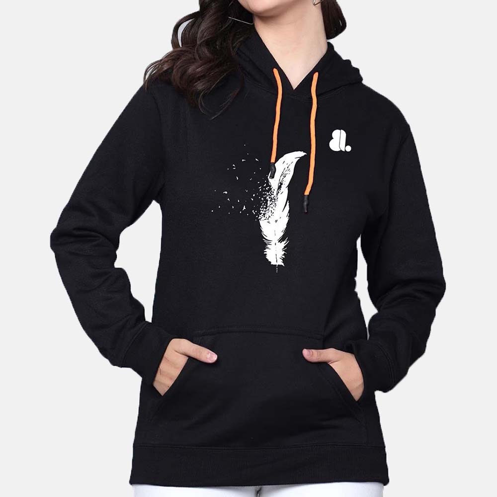 Printed Graphic Hoodie Women