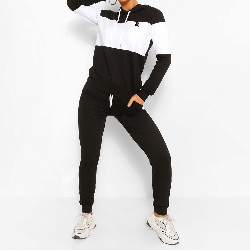 Block Pull Over Track Suit Women