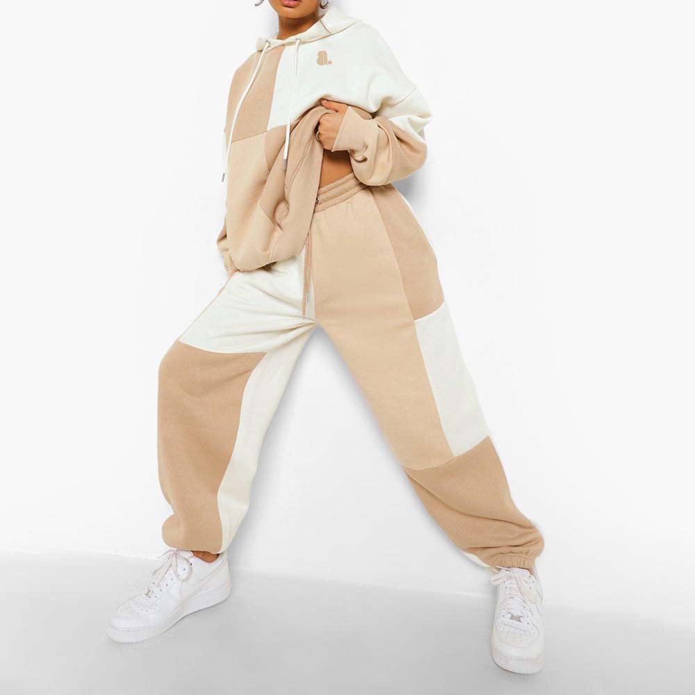 Block Pull Over Track Suit Women