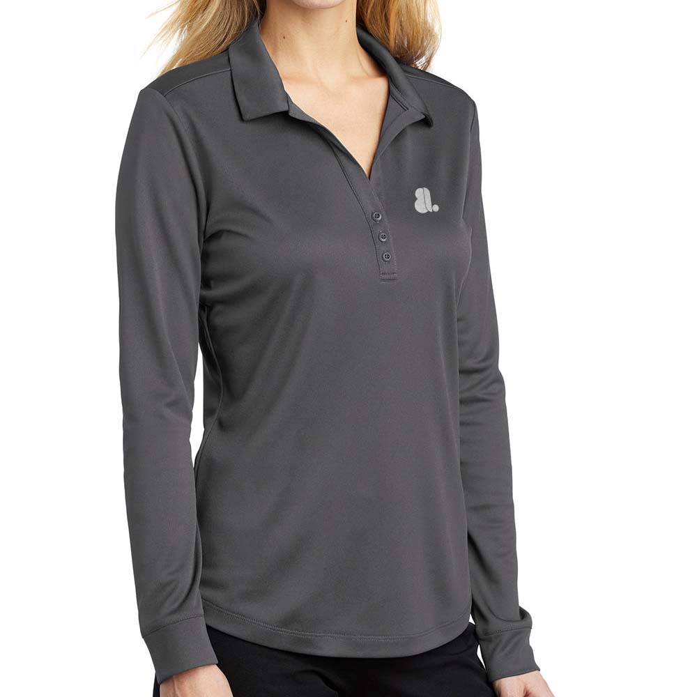 Women Long Placket Sleeve T-Shirt - Image 4