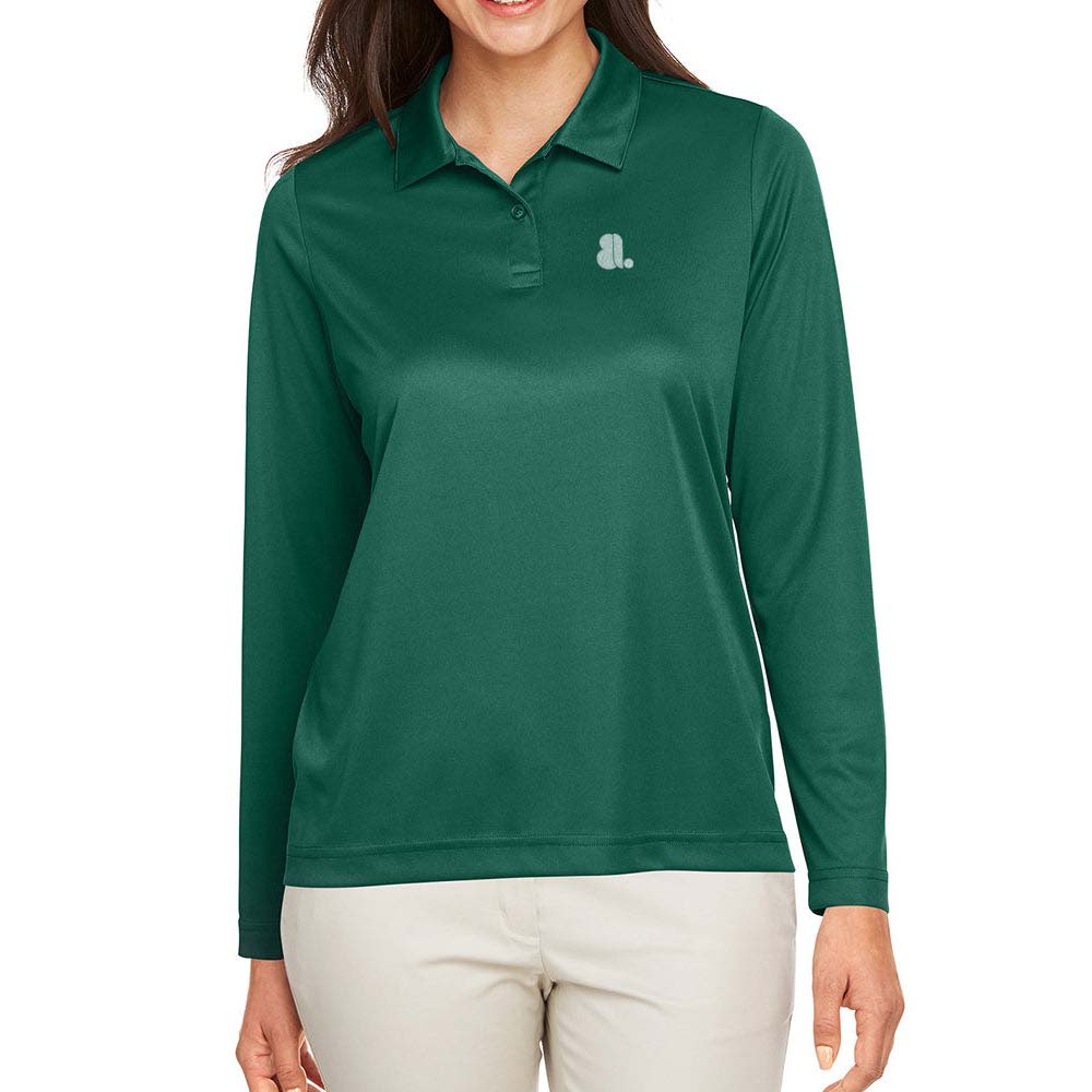 Women Long Placket Sleeve T-Shirt