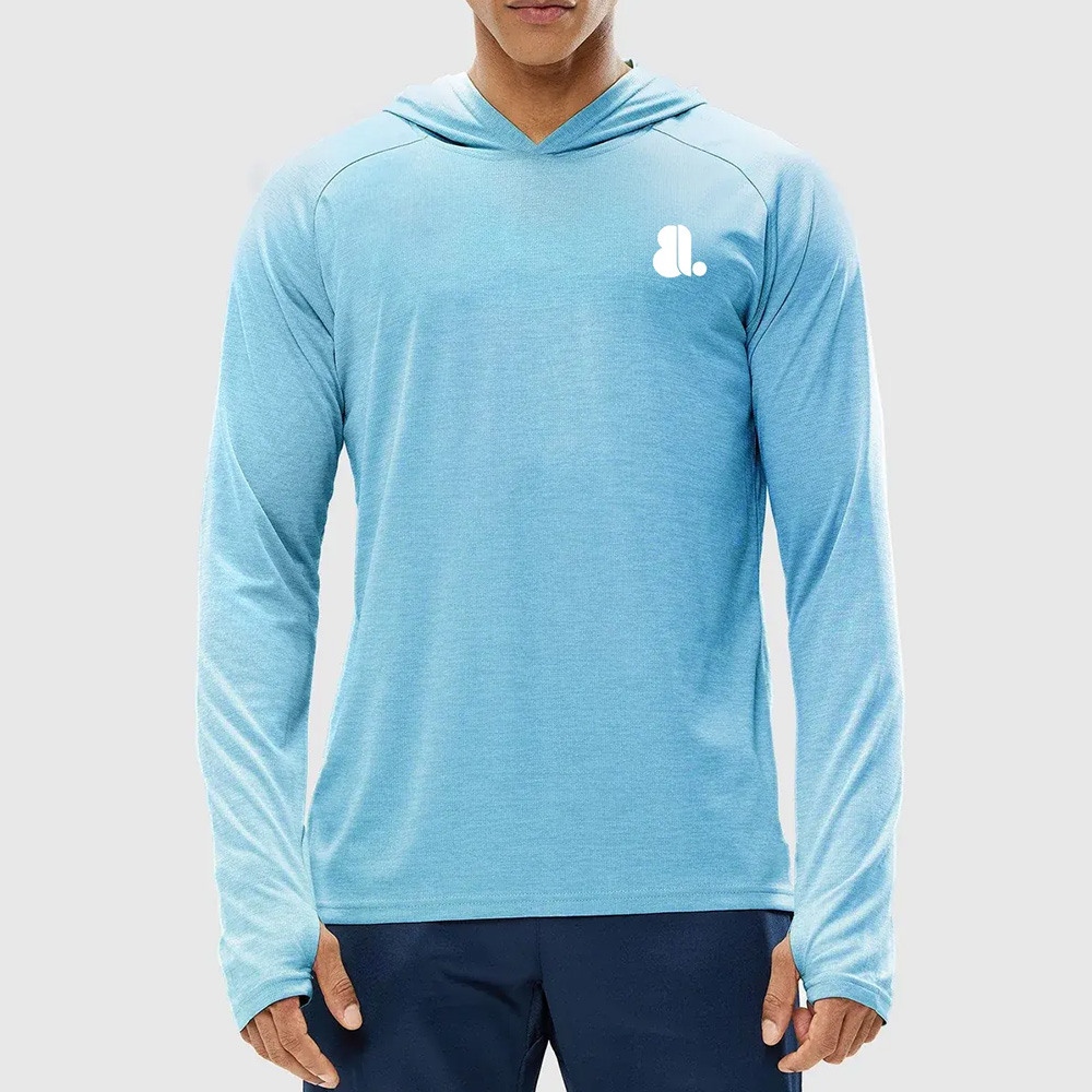 Men Hoodie Long Sleeve Tee