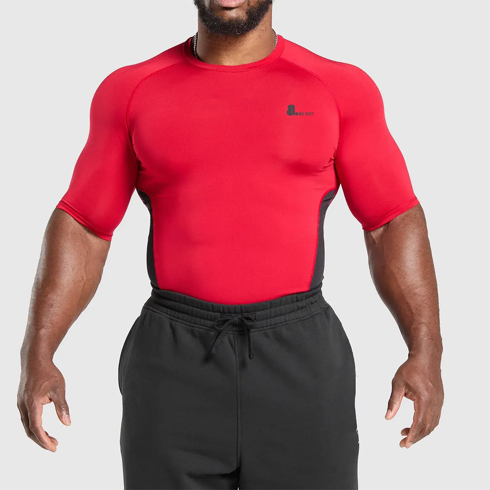 Men Muscle Fit Long Sleeve Tee