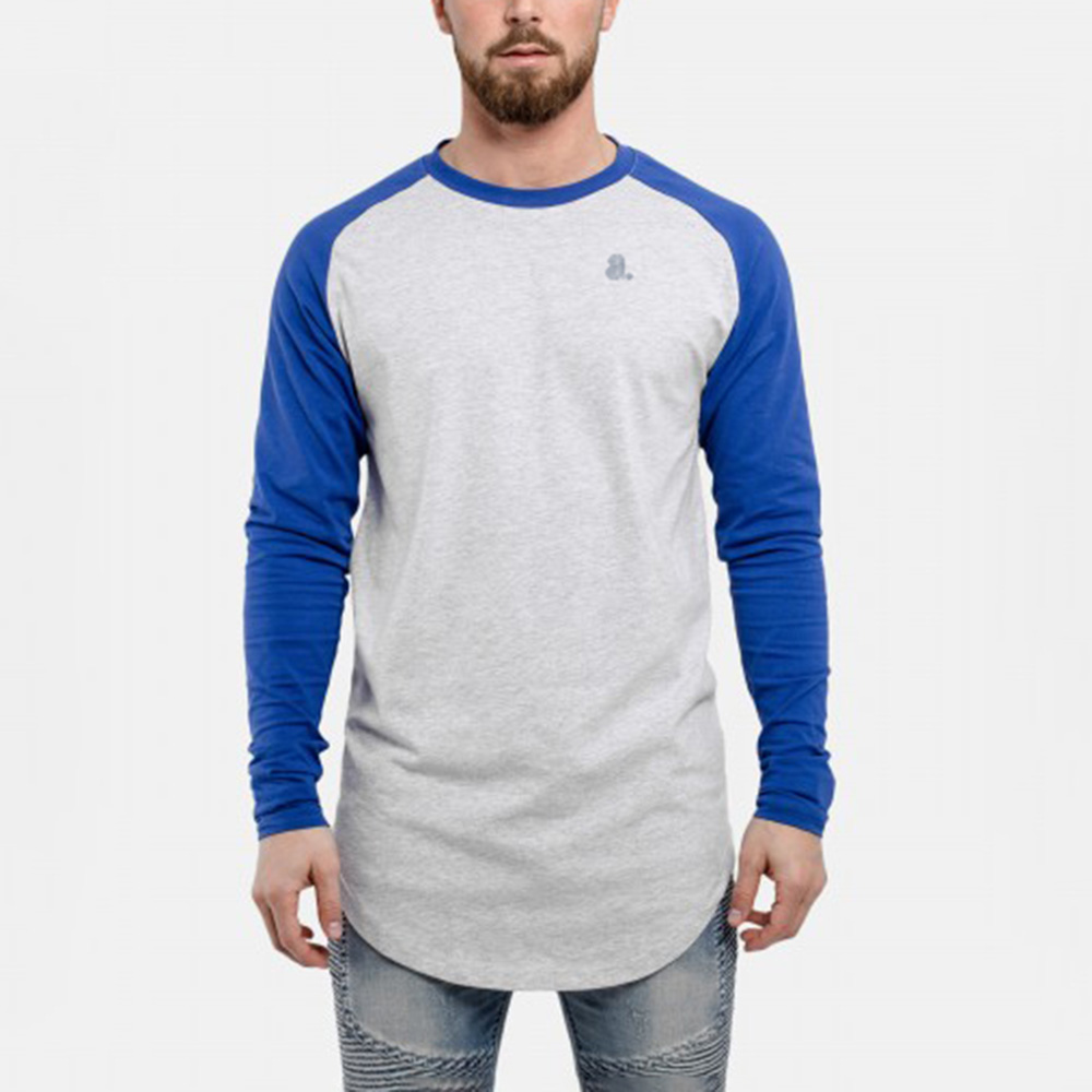 Men Longline Long Sleeve Tee