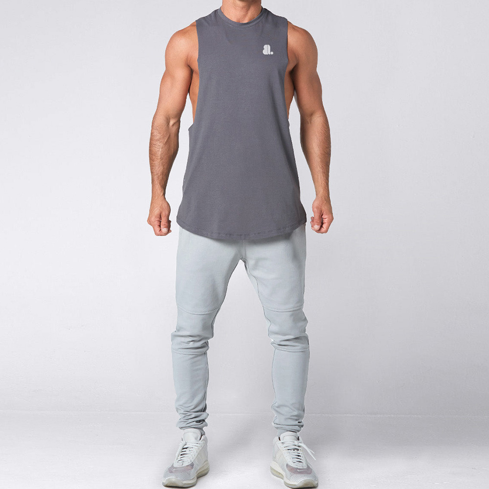 Men Cut Out Tank Top