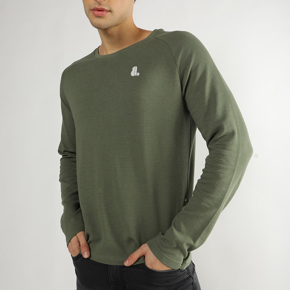 Men  Raglan Long Sleeve Tee