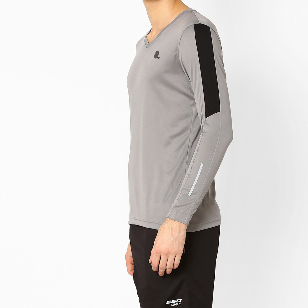 Men V-Neck Long Sleeve Tee - Image 6