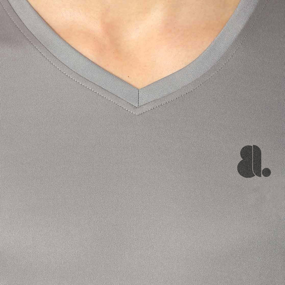 Men V-Neck Long Sleeve Tee - Image 3