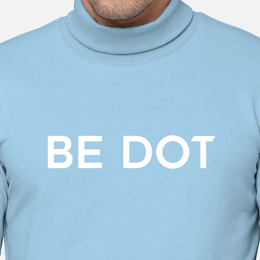 Men Turtle Neck Long Sleeve Tee - Image 5