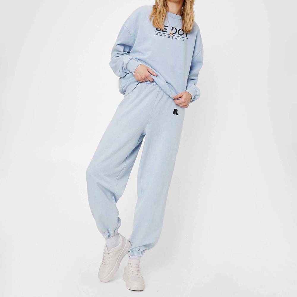 Acid Wash Pull Over Track Suit Women