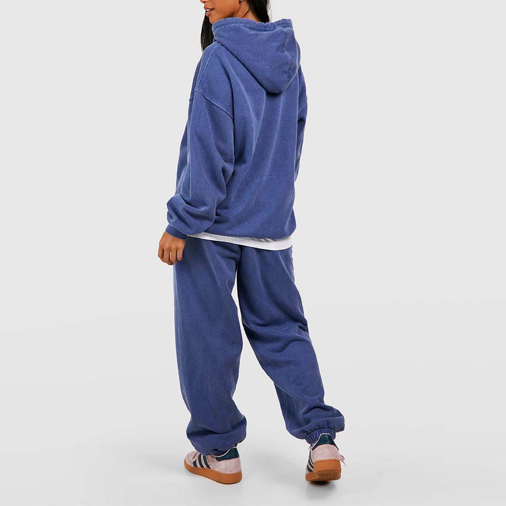 Acid Wash Pull Over Track Suit Women - Image 3