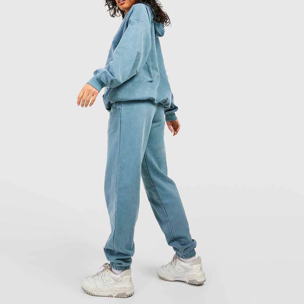 Acid Wash Pull Over Track Suit Women - Image 4