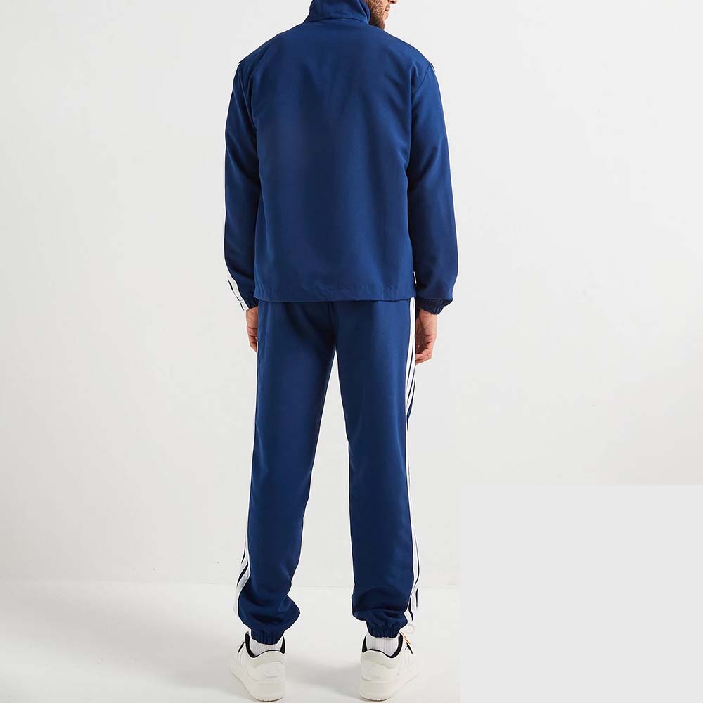 Single Color Zipper Track Suit Men - Image 5