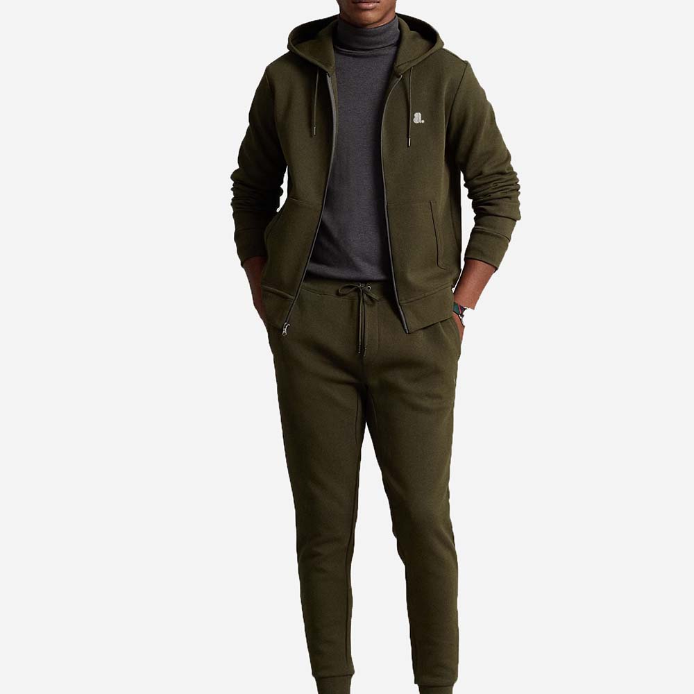 Single Color Zipper Track Suit Men