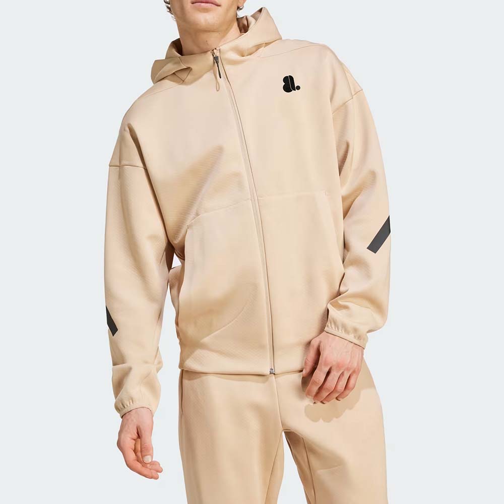 Single Color Zipper Track Suit Men