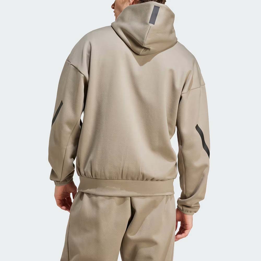 Single Color Zipper Track Suit Men - Image 3
