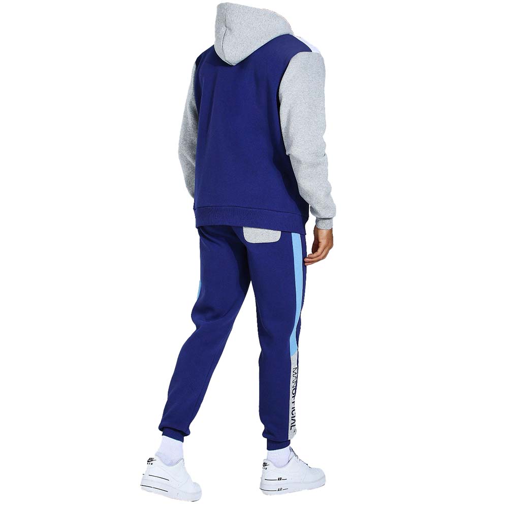 Block Zipper Track Suit Men - Image 4