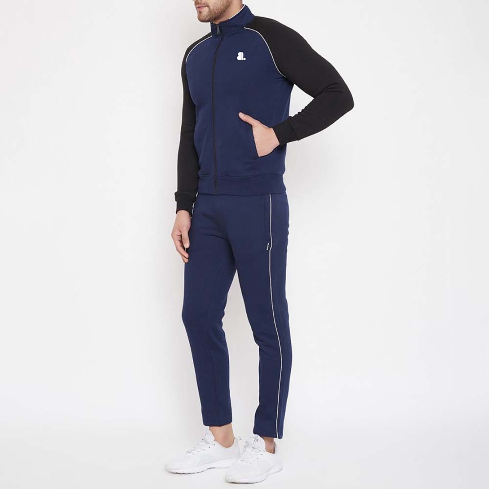 Block Zipper Track Suit Men