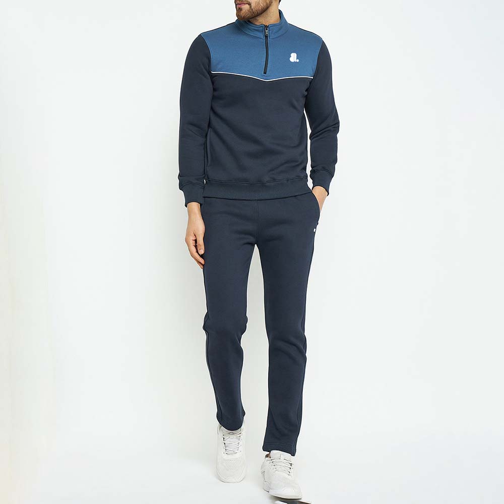 Block Zipper Track Suit Men