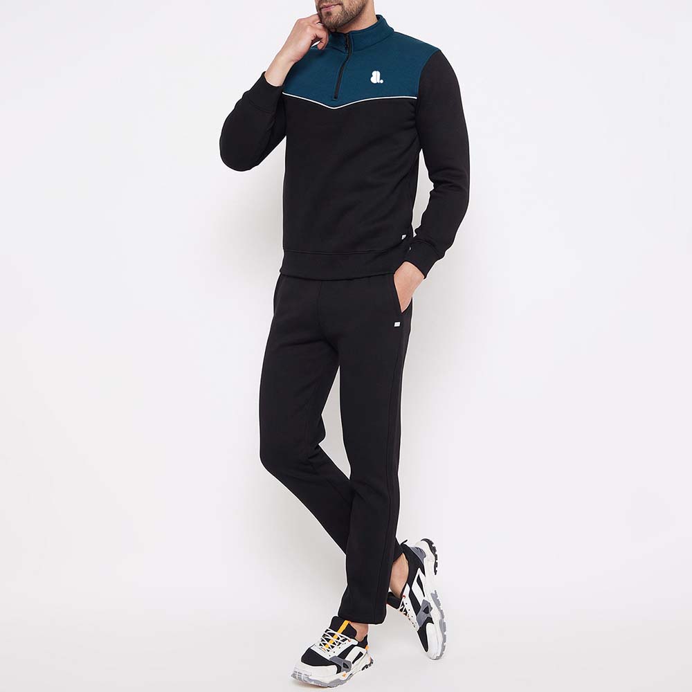 Block Zipper Track Suit Men
