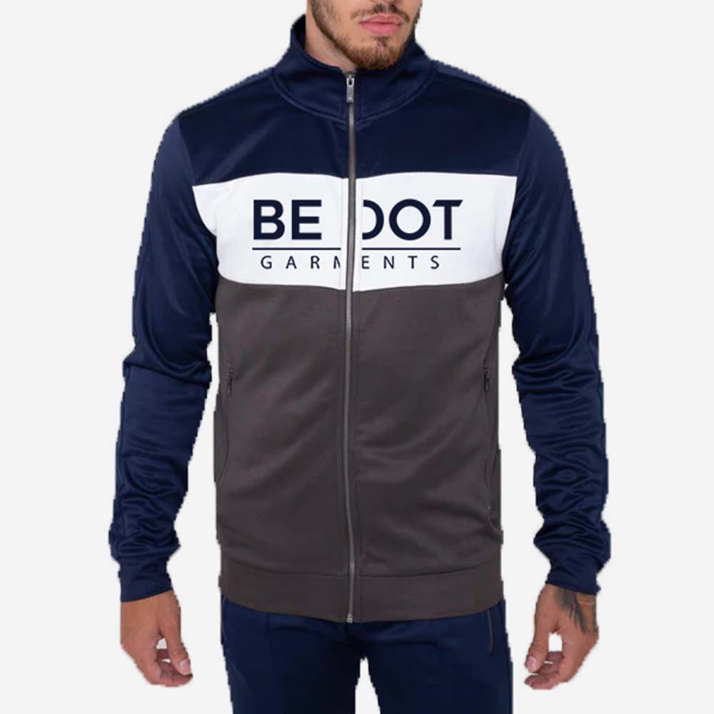 Block Zipper Track Suit Men