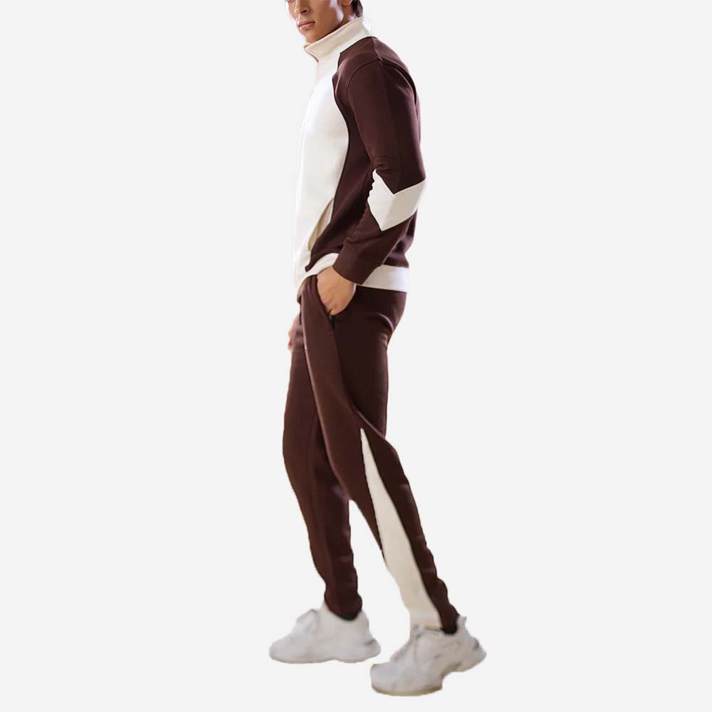 Block Zipper Track Suit Men - Image 3