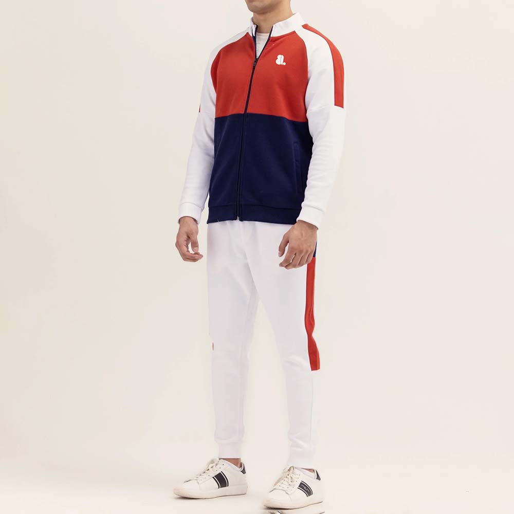 Block Zipper Track Suit Men