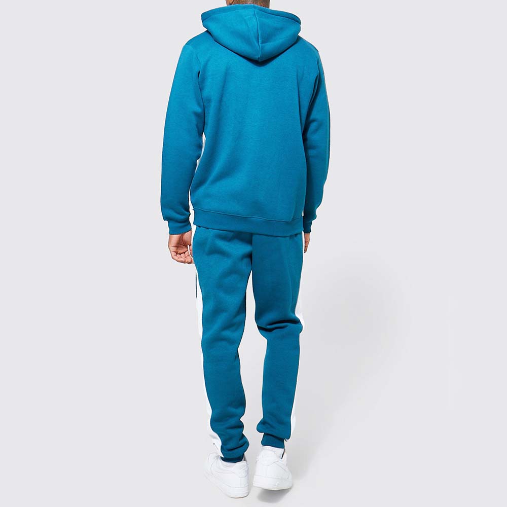 Block Zipper Track Suit Men - Image 5