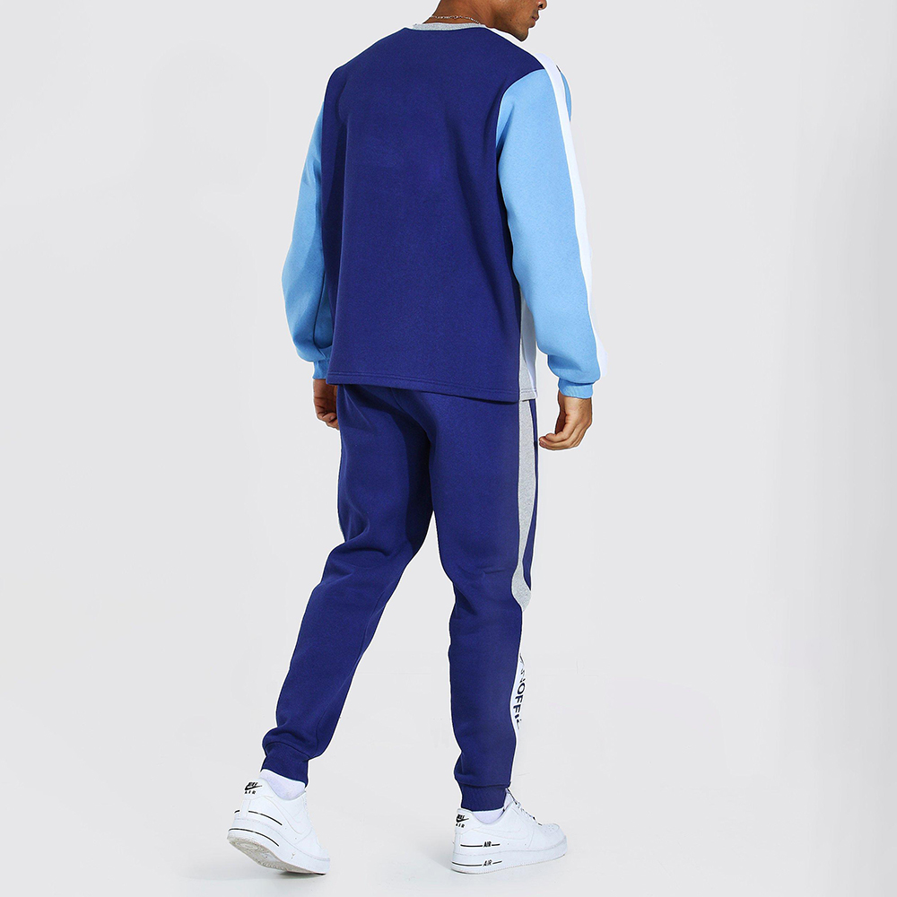 Block Pull Over Track Suit Men - Image 4
