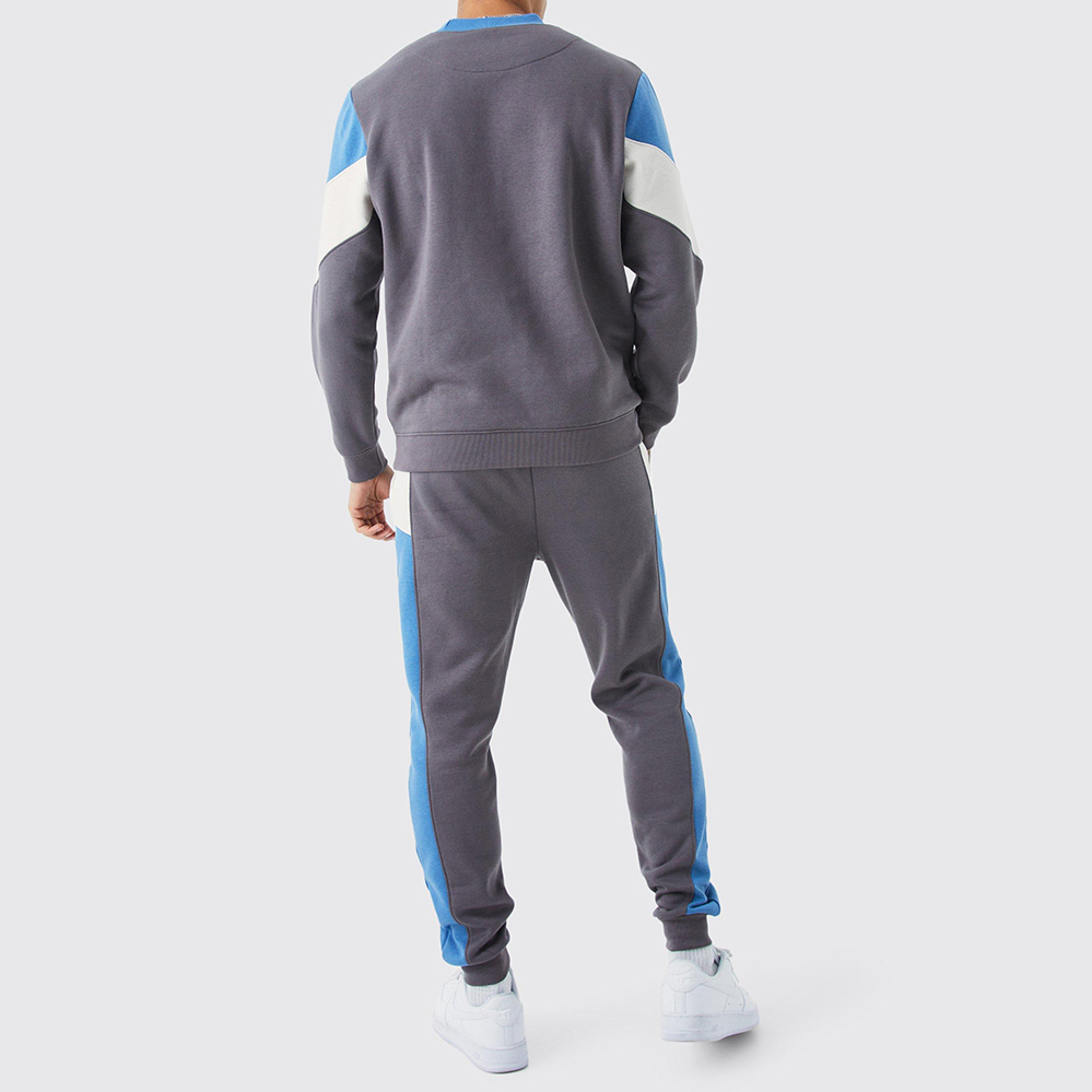Block Pull Over Track Suit Men - Image 4