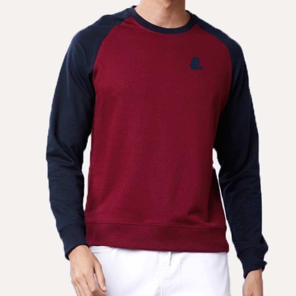 Men Raglan Sweat Shirt