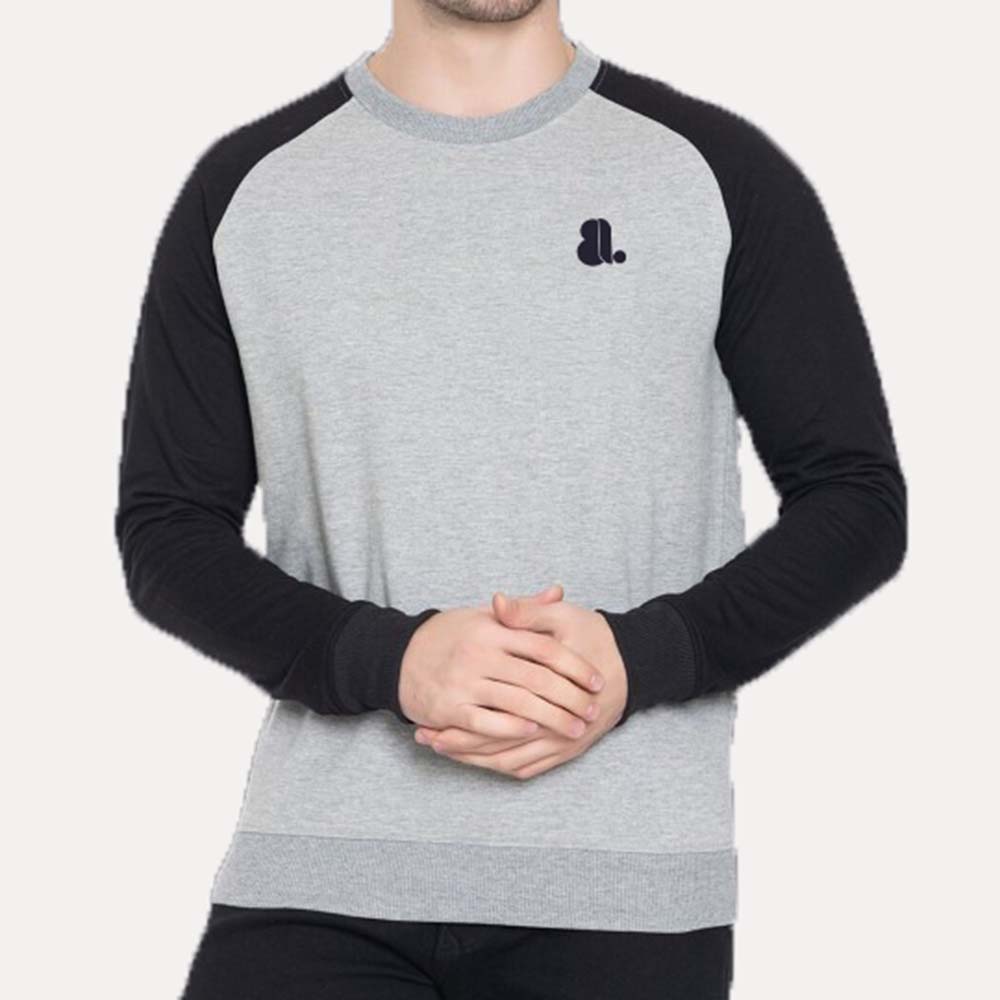 Men Raglan Sweat Shirt