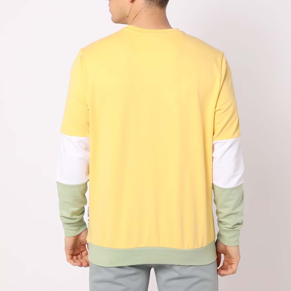 Men Block Sweat Shirt