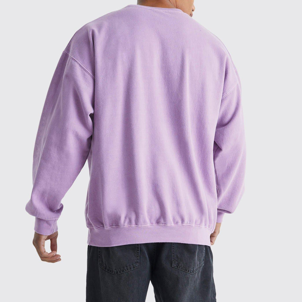 Men Acid Wash Sweat Shirt