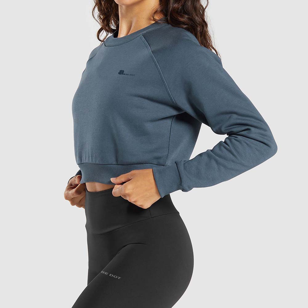 Women Crop Top Sweatshirt - Image 3