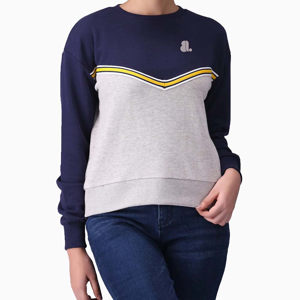 Women Block Sweatshirt