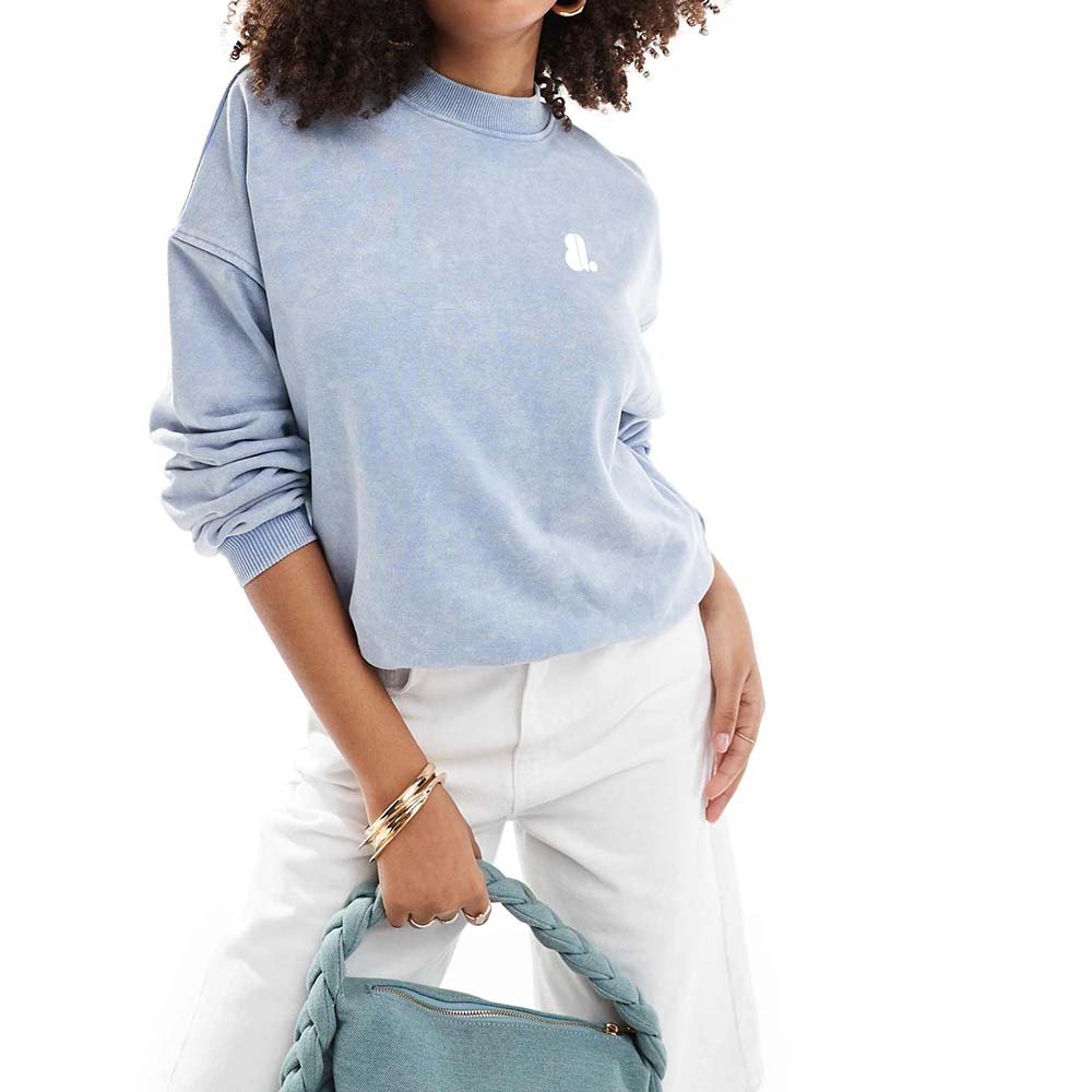 Women Acid Wash Sweatshirt