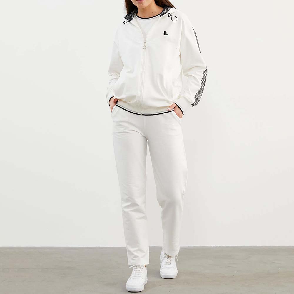 Block Zipper Track Suit Women