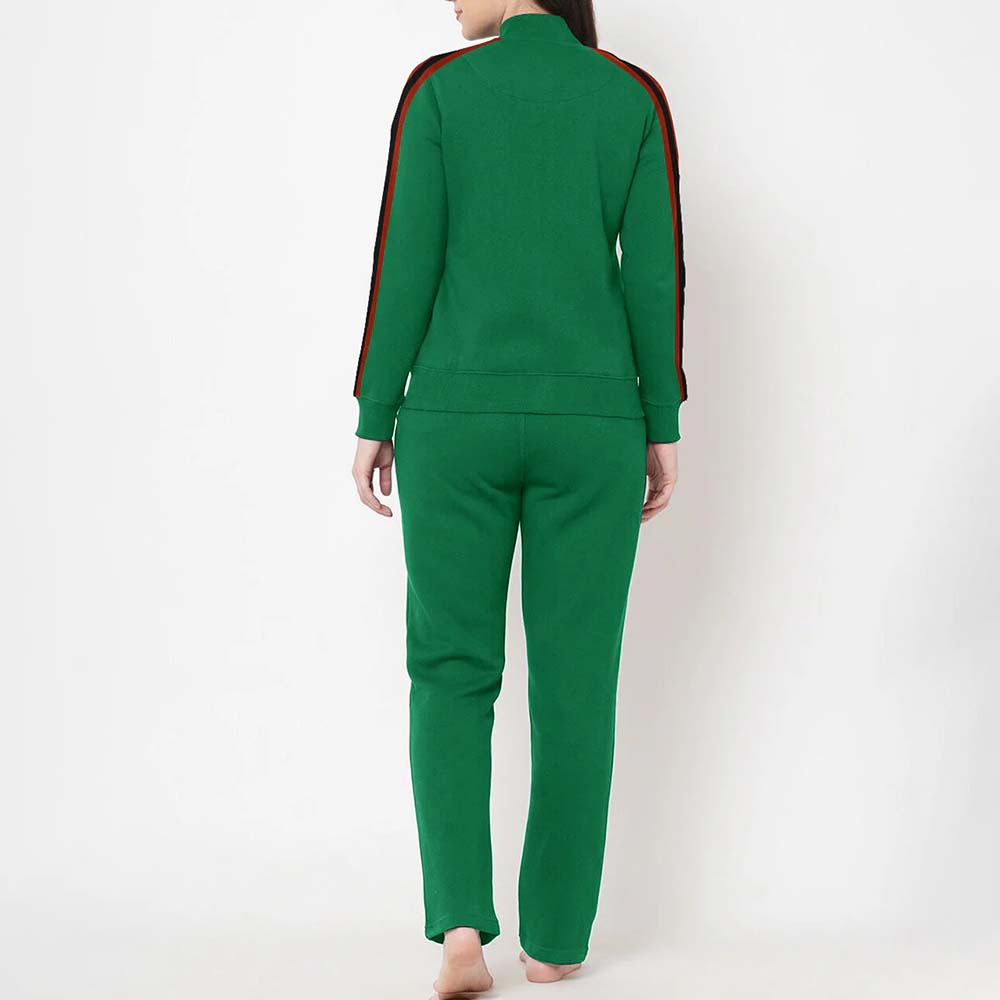 Block Zipper Track Suit Women