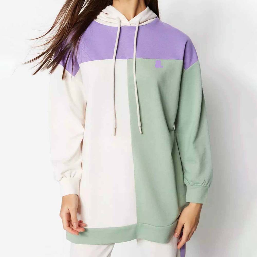 Block Pull Over Track Suit Women