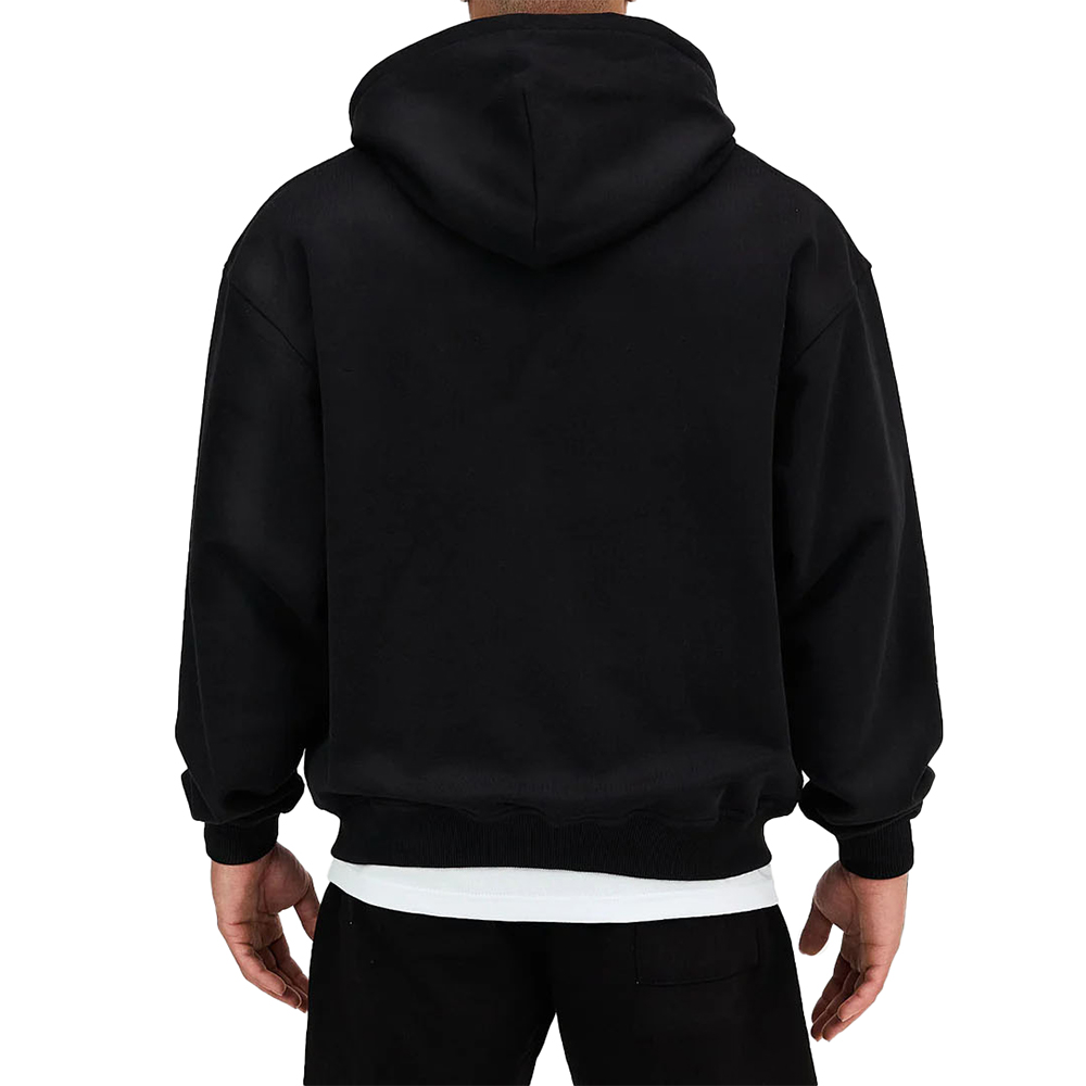 Acid Wash Zipper Hoodie Men - Image 5